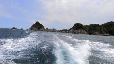 浦富海岸　島めぐり遊覧船